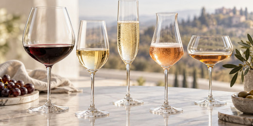  ¿Por qué las copas de vino tienen formas diferentes?